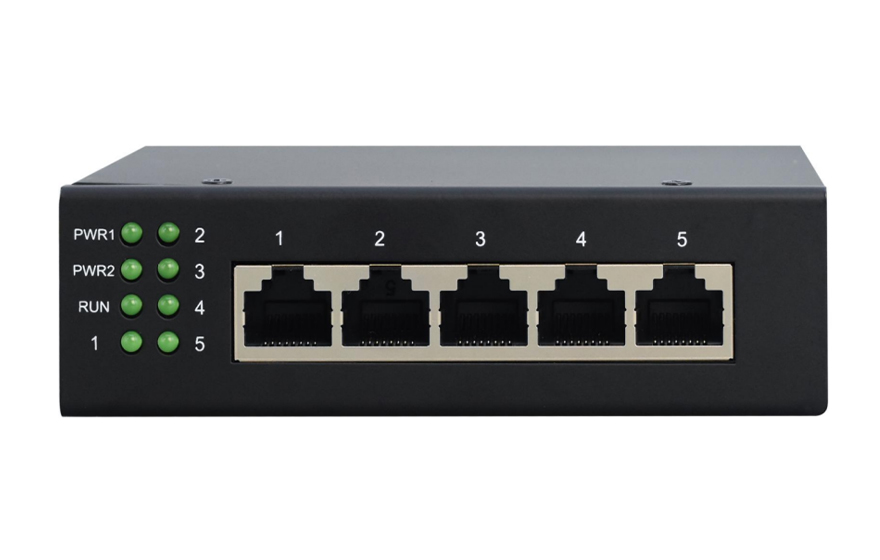 飛暢科技-鋼殼桌面式 5路百兆電 交換機(5-1