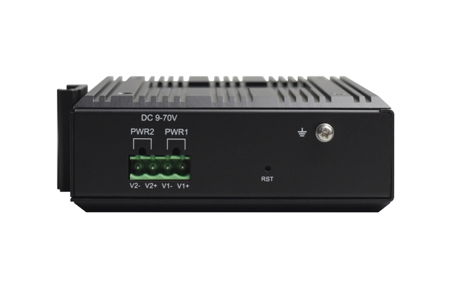 飛暢科技-工業軌式8路百兆電交換機