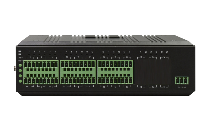 飛暢科技-工業(yè)軌式 16路RS485集線(xiàn)器 新