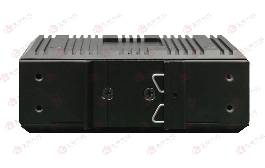 飛暢科技-工業(yè)軌式2路串口／4路開關(guān)量+4路千兆電 光端機(jī)