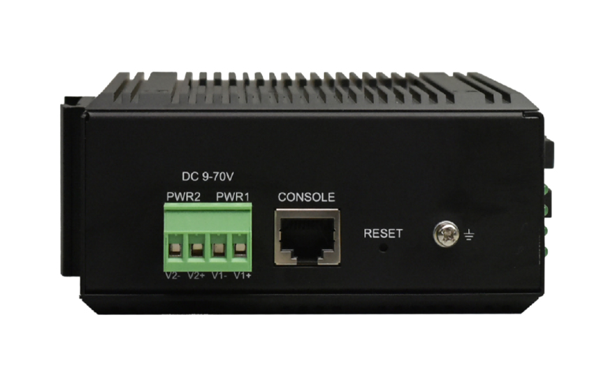 飛暢科技-工業軌式管理型 8路千兆電+4路千兆光口 交換機